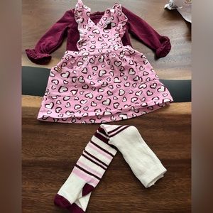 3-6mo dress with leggings